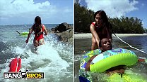 BANGBROS Charlie Mac Gets Into Hot Water Lifeguard Valerie Kay Saves The Day