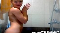My Lovely Cutie Is Smiling And Washing Her Amazingly Hot Body Always free by WTFteen com