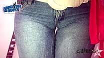 Amazing Round Ass in Tight Jeans Round Tits amp Cameltoe