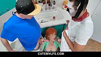 Vocal ginger milf fucks two family guys Lauren Phillips