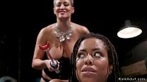 Busty Milf dom lesbian spanks ebony Busty Milf dom lesbian spanks ebony