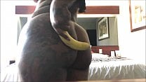 SEXFEENE THROAT TRAINING WITH HER BIG BANANA