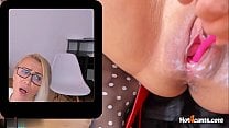 Euro MILF slut with vibrator in pussy is squirting rivers at work ONLINE NOW on kate hot4cams com Euro MILF slut with vibrator in pussy is squirting rivers at work ONLINE NOW on kate hot4cams com