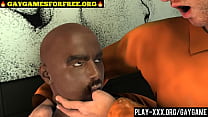 3d prisoner getting fuckced in the ass by an ebony stud