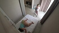 Hidden camera spy on two mature BBWs behind the scenes Chubby girlfriends shoot sex tape at home on the bed Fetish Hidden camera spy on two mature BBWs behind the scenes Chubby girlfriends shoot sex tape at home on the bed Fetish