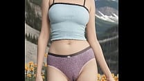 AI Girls in Lingerie Lookbook Banff National Park