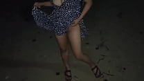 Risky Filipina Night fuck by the seashore
