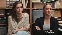 Security guard fucks two at office Security guard fucks two at office
