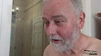 White hair old man has sex with nympho teen that wants his cock insider her White hair old man has sex with nympho teen that wants his cock insider her
