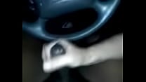Handjob in car
