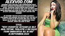 Sexy pornstar Hotkinkyjo self anal fisting prolapse amp big dildo from sinnovator all in ass