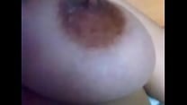 I play with my huge tits to make your dick hard