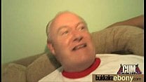 Ebony gets group cumshots 10