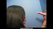 black girl have surprise gloryhole 14