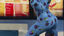 fortnite onesie ass