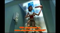 3D Ebony cartoon glory hole Pre