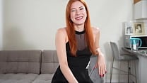 Reality Sex vlog Interview fucking a redhead slut Luna Rishi