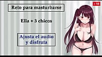 Reto para masturbarse Ella 3 chicos Rol JOI voz espa ntilde ola Reto para masturbarse Ella 3 chicos Rol JOI voz espa ntilde ola