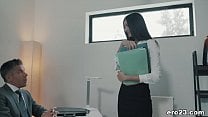Hot secretary and her big cocked boss Eliza Ibarra and Mick Blue