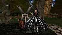 Diskret unter dem Reifrock historische BDSM Fantasie mit Lady Aranea in Latex Diskret unter dem Reifrock historische BDSM Fantasie mit Lady Aranea in Latex