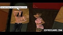 In this 3D game play these is a big tit blonde camper