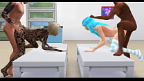 Cute Girls Fucked in the Ass   Sims 4