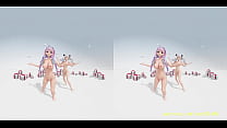 vr180 aqason nude mmd 3d dance