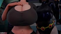 Mavis x Raven Double Gothic blowjob