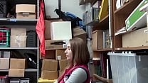 Desiring officer records with a spycam this shoplifter babe