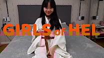 Girl in the white kimono Romantic sex