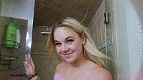 Show Stopping Blonde Beauty took a shower