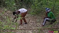 Ebony fuck Queen turns morning exercise with her village trainer into bush banging Making him cum multiple times Ebony fuck Queen turns morning exercise with her village trainer into bush banging Making him cum multiple times