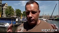 Horny old lad goes amsterdam