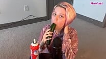 ASMR Cucumber Sucking ASMR Cucumber Sucking