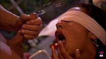 The exotic slim blindfolded girl has phenomenal sex with a mysterious man The exotic slim blindfolded girl has phenomenal sex with a mysterious man