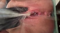Pee very strong stream from my Pierced Pussy and my hands in Latex Glove Pee very strong stream from my Pierced Pussy and my hands in Latex Glove