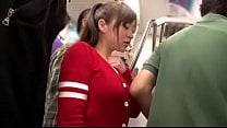 Japanese ass grope