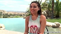 TEENGONZO Zoey Foxx gets wet and wild TEENGONZO Zoey Foxx gets wet and wild