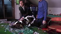 Submissive Maid Henessy Bound in Chains amp DP 039 ed Balls Deep On Poker Table GP095 Submissive Maid Henessy Bound in Chains amp DP 039 ed Balls Deep On Poker Table GP095
