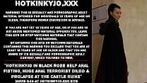 Hotkinkyjo in black robe self anal fisting huge anal terrorist dildo amp prolapse at the castle ruins Hotkinkyjo in black robe self anal fisting huge anal terrorist dildo amp prolapse at the castle ruins