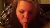 21 yo hottie deep throats 40 yo cock
