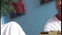 Bukkake ebony babe group fucking 7