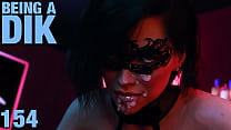 BEING A DIK 154 bull Mysterious Rose swallows a load of cum