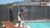 Cuck Husband DPs Horny Slut Wife with Pool Cleaner in Interracial Threesome GP2037 Cuck Husband DPs Horny Slut Wife with Pool Cleaner in Interracial Threesome GP2037