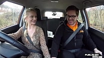Busty euro publicly fucked before bj in car