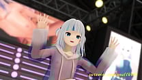 noVR mmd Gura dance 3d hololive