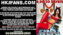 Sexy Devil Hotkinkyjo take tons of spider jellies in her ass  fisting  amp  anal prolapse Sexy Devil Hotkinkyjo take tons of spider jellies in her ass  fisting  amp  anal prolapse