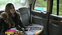 Female Fake Taxi Redheads tongue makes pretty posh ladies pussy cum