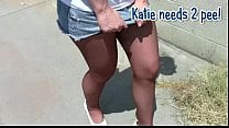 Katie female pee desperation  amp  pants wetting