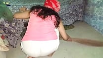 Ohh No My Desi Maid stucked under Bed and Doggystyle anal fucked for rescue